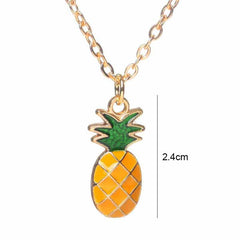 Stylish Pineapple Necklace - Cute and Simple Design
