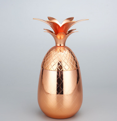 Moscow Mule Pineapple Cocktail Mug with Lid
