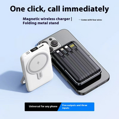 Magnetic Wireless Power Bank with Fast Charging