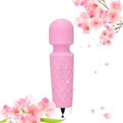 Portable Cordless Massager - Multiple Speeds and Modes - for Body and Back（Rose Pink）