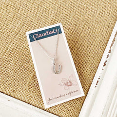 Stainless Steel Letter Necklace
