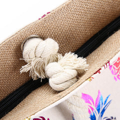 Pineapple Print Eco-Friendly Shopping Bag