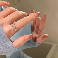 Light Luxury Niche Exquisite Love Ring Set