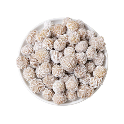 Apengshi 0.97lb Natural Desert Rose Selenite Crystal Rough Raw Stone Mineral Specimen Reiki Collection Energy Stone Home Decoration