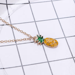 Stylish Pineapple Necklace - Cute and Simple Design