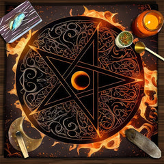 Geometric Tarot Tablecloth