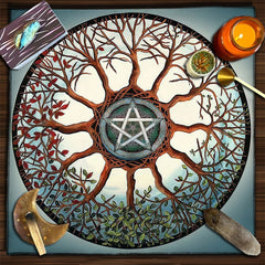 Geometric Tarot Tablecloth