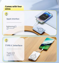 Magnetic Wireless Power Bank with Fast Charging
