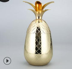 Moscow Mule Pineapple Cocktail Mug with Lid