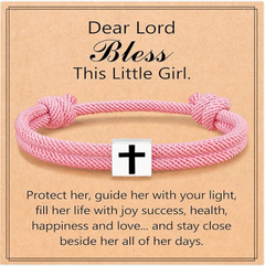 Milan Rope Braided Cross Bracelet