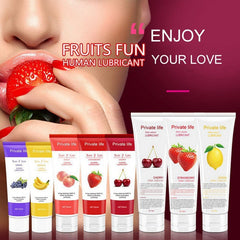 Fruit-Flavored Water-Soluble Lubricant for Adults