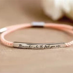 Pineapple Engraved Stainless Steel Adjustable Bracelet