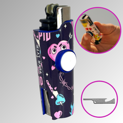FLKR LYTR® Fidget Spinner Lighter Case "Stupid Cupid" for Clipper Lighter® Case - $11.99
