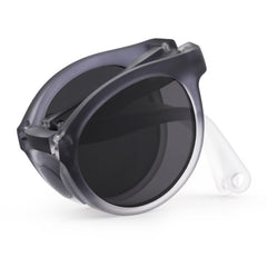 EYEBUDDY Kids Sunglasses-Boys Girls Sunglasses Folding Kids Polarized Sunglasses100% UV400 Protection Durable Portable Sunglasses for Kids Age 5-12 Folding Boys Girls Sunglasses-ZG0115-black