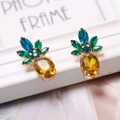 Pineapple Earrings - Hypoallergenic Simple Fruit Design