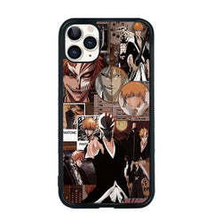 Qixlano Anime Bleach Phone Case Compatible with iPhone 11 Pro Cute Aesthetic Shockproof Protective Hard Back Japanese Anime Design Cell Phone Case