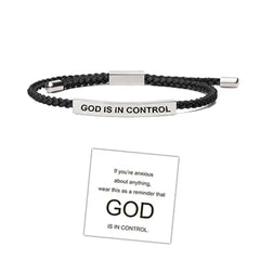 Pineapple Engraved Stainless Steel Adjustable Bracelet