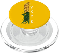 IYKYK Upside Down Pineapple Swingers Swing Fun PopSockets MagSafe PopGrip for iPhone