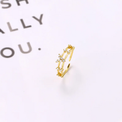 Light Luxury Niche Exquisite Love Ring Set