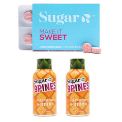 Sugar Splash Taste Sweeter Down There - Taste Changing Tablets & 9Pines Pineapple Shot Date Night Pack - Body Fluid Sweetener and Flavor Enhancer
