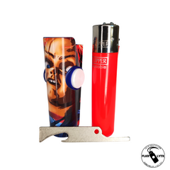 FLKR LYTR® Halloween Edition Fidget Spinner Lighter Case Chuck-eee Strikes Back for Clipper Lighter® Case - $12.99