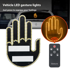 Men's Gesture Light Car Warning Lamp