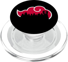 Ripple Junction x Naruto Shippuden Akatsuki Silhouette Anime PopSockets PopGrip for MagSafe