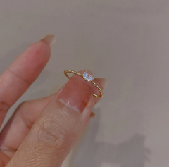 Light Luxury Niche Exquisite Love Ring Set