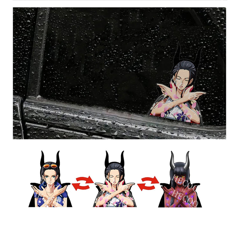 HECOO 3D Anime Dynamic Waterproof Car Stickers 3.93