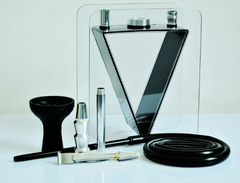 Acrylic Triangle Pot Hookah Set