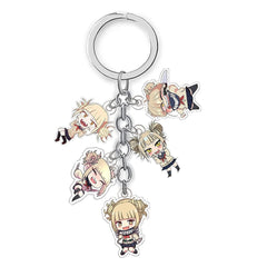 SZMLJH Himiko Toga Keychain Anime Cosplay Cute Pendant Cartoon Keyrings Hanging Ornament