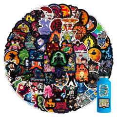 102pcs Anime Dragon Bal Stickers for Kids/Teens Waterproof Anime Cartoon Stickers for Water Bottle Guitar Laptop Vinyl Decal for Phone Skateboard Travel Case