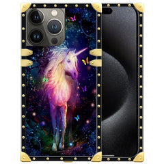 DAIZAG Compatible with iPhone 16 Pro CaseBeautiful Unicorn Case Four Corners with Bumper Shockproof Anti-Scratch Protection Case for Man Women for iPhone 16 Pro