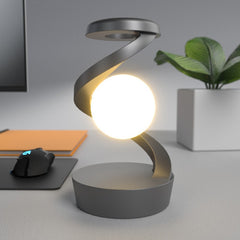 Rotating Moon Desk Lamp with Wireless Charging