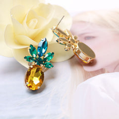 Pineapple Earrings - Hypoallergenic Simple Fruit Design