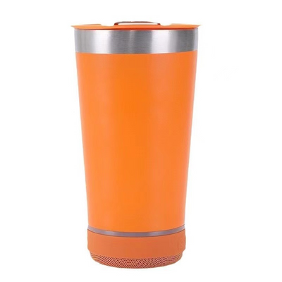 Bluetooth Audio Stainless Steel Travel Mug – 16oz