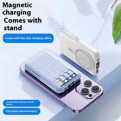 Magnetic Wireless Power Bank with Fast Charging