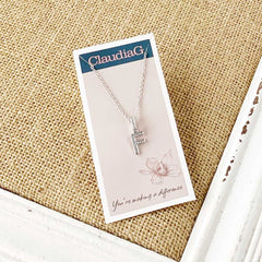 Stainless Steel Letter Necklace