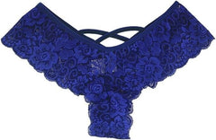4 Pack Women Sexy Lace Underwear Lingerie Panties G-String Brief Thong Plus Size