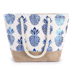 Pineapple Print Eco-Friendly Shopping Bag