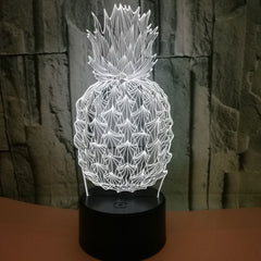 3D Pineapple LED Night Light