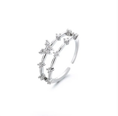 Light Luxury Niche Exquisite Love Ring Set