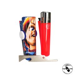 FLKR LYTR® Halloween Edition Fidget Spinner Lighter Case Chuck-eee Strikes Back for Clipper Lighter® Case - $12.99