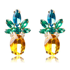 Pineapple Earrings - Hypoallergenic Simple Fruit Design