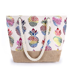 Pineapple Print Eco-Friendly Shopping Bag